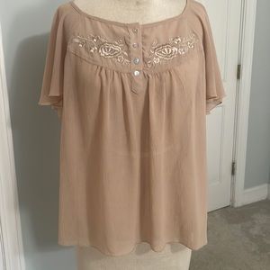 Nude Coastal Cowgirl Top